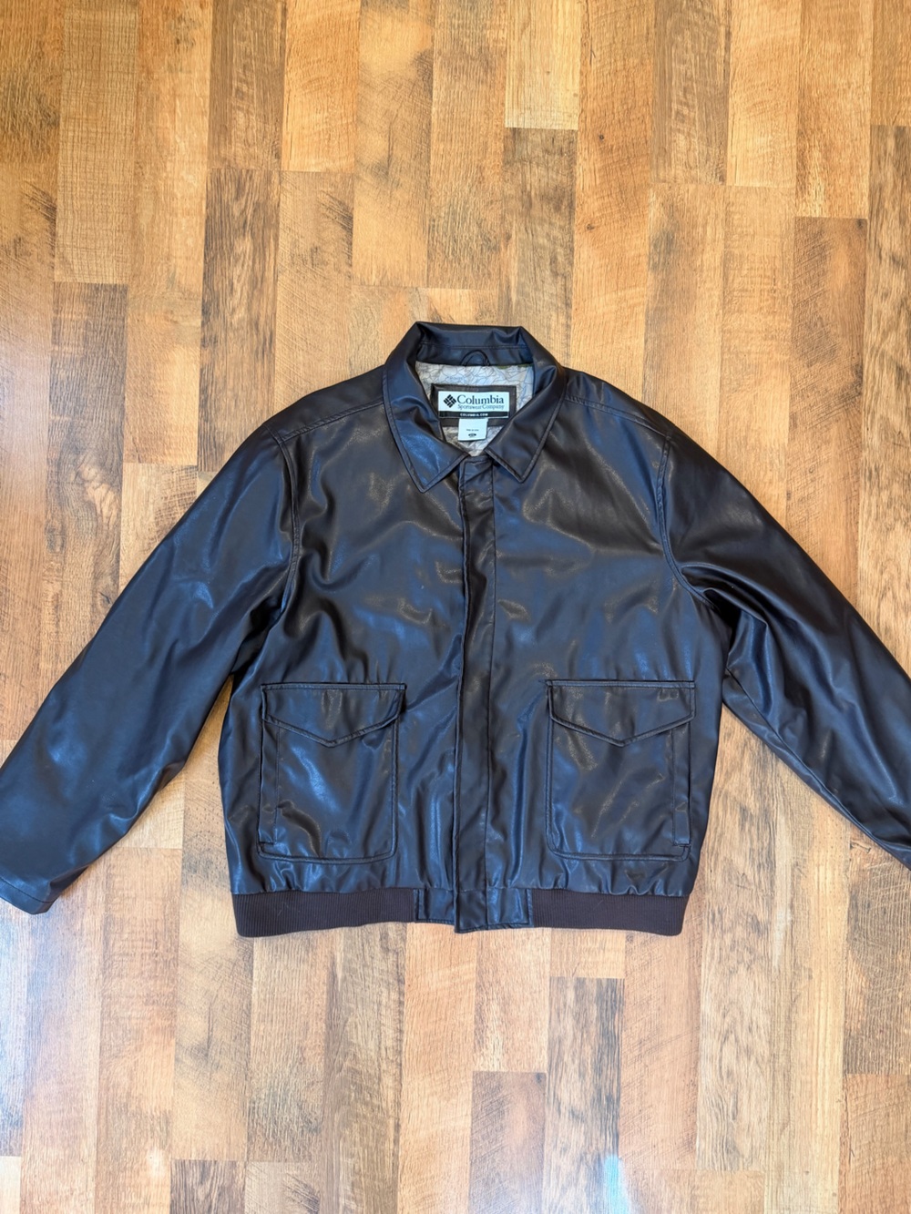 Columbia Men's Dark Brown Bomber Jacket